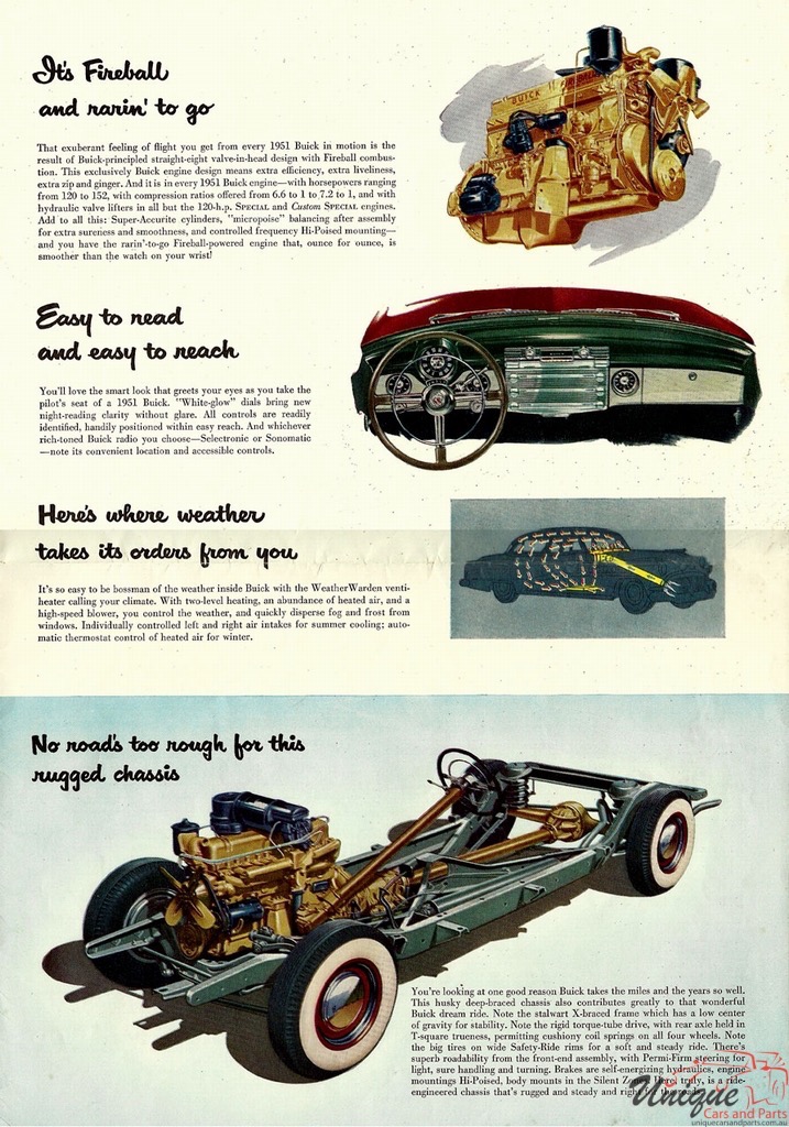 1951 Buick Brochure Page 4